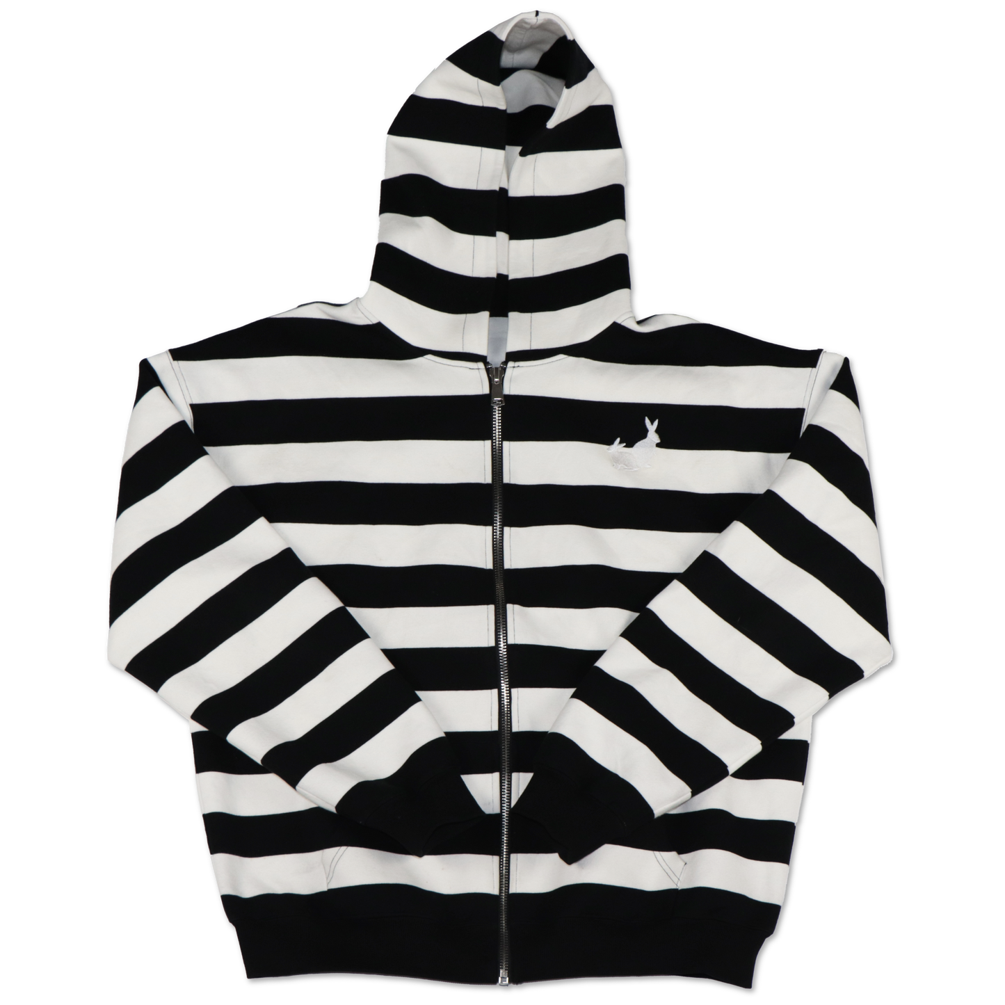 Blind Hoodie - White / Black